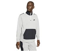 Nike CZ9948-050 M NSW CE HZ FT TOP SNL ++ Sweatshirt Mens Grey Heather/Black/(Black) L