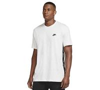 Nike CZ9950-051 M NSW CE SS Knit TOP SNL ++ T-Shirt Mens Birch Heather/Black XL