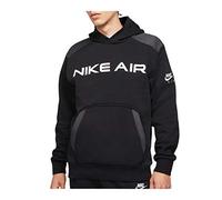 Nike DA0212-010 M NSW AIR PO FLC Hoodie Sweat Mens Black/dk Smoke Grey/(White) M