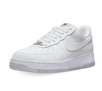 Nike Damen Air Force 1 '07 Next Nature Sneaker, White White Black Metallic Silver, 36.5 EU