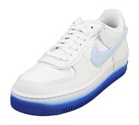 Nike Damen Air Force 1 Shadow White/Royal Tint-Racer Blue (FJ4567 100), Weiß/Blau, 38 EU