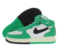 Nike Damen Air Jordan 1 Mid Schuhe Sneaker, Weiß Grün Schwarz Weiß, 44 EU