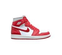 Nike Damen Air Jordan 1 Mid Trainers BQ6472 Sneakers Schuhe (UK 8.5 US 11 EU 43, Black Gym red White 079)