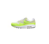 Nike Damen Air Max 1 '87 Sneaker, White Volt Sea Glass Black, 40.5 EU
