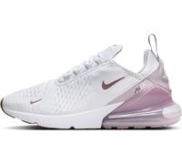 Nike Damen Air Max 270 Damenschuh Sneaker, White/Platinum Violet-Smokey Mauve-Black, 38.5 EU