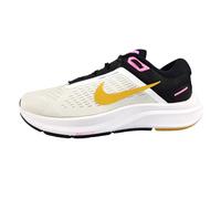 Nike Damen Air Zoom Structure 24 Sneaker, Weiß/Weizen-Goldschwarz-Pink-Zauber, 38.5 EU