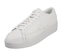 Nike Damen Blazer Low Platform Sneaker, White/White-White-Bl, 42.5 EU
