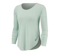 Nike Damen City Sleek Top Longsleeve, Black, L