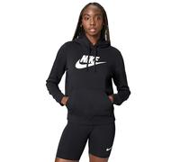 Nike Damen Club Po Kapuzenpullover, Black/White, XS EU