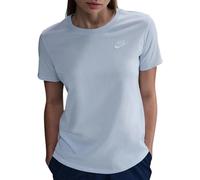 Nike Damen Club T-Shirt, Blue Tint, XS
