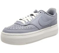 Nike Damen Court Vision, Hochwertiges Leder Sneaker, Ashen Slate Ashen Slate White, 42 EU
