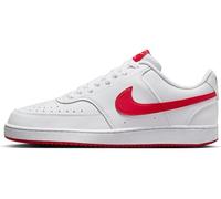 Nike Damen Court Vision Low Next Nat Sneaker, White University Red, 40.5 EU
