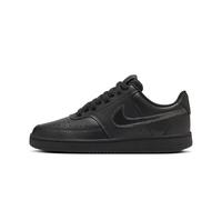 Nike Damen Court Vision Low Sneaker, Schwarz, 38.5 EU