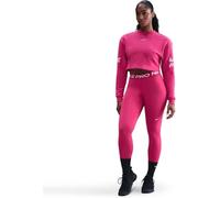 Nike Damen Sweatshirt W NP DF FLC CREW TT GRX (HV3591) Dri-FIT Fleece Rush Pink/Pink Foam/White L