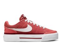 Nike Damen W Court Legacy Lift Low Top Schuhe, Adobe/White-Team Red-Dragon Red, 38 EU