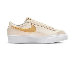 NIKE Damen Freizeitschuhe W BLAZER LOW PLATFORM (DJ0292) 36 ½ PALE IVORY/SATURN GOLD-WHITE