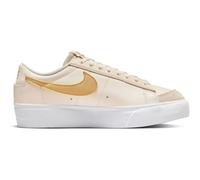 NIKE Damen Freizeitschuhe W BLAZER LOW PLATFORM (DJ0292) 38 ½ PALE IVORY/SATURN GOLD-WHITE