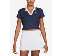 Nike Damen Frühjahr Court Crop Polo Damen Navy S