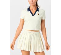 Nike Damen Frühjahr Court Crop Polo Damen Off White S