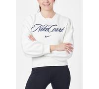 Nike Court Fleece Crew Sweatshirt Damen-creme, dunkelblau creme | Größe: M