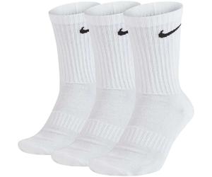 Nike Damen/Herren/Unisex Everyday Cushioned Training Crew Socks (3 Pairs) L weiß