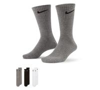 Nike Damen/Herren/Unisex Everyday Lightweight Crew Socks (3 Pairs) XL grau