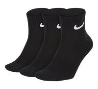 Nike Damen/Herren/Unisex Everyday Lightweight Training Ankle Socks (3 Pairs) XL schwarz