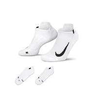 Nike Damen/Herren/Unisex Multiplier No-Show (2 Paar) XL weiß