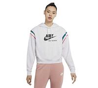 Nike Damen Hoodie Sportswear Heritage Po Hoodie, Birch Heather/Black, M, CU5923