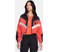NIKE Damen Jacke W NSW JKT WVN STREET SW (HF5956) XS LT CRIMSON/BLACK/BLACK
