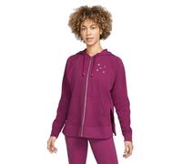 Nike Damen Kapuzenjacke Full-Zip Graphic Training Hoodie DM6963-610 M Sangria/White