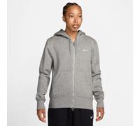 NIKE Sportswear Phoenix Fleece Kapuzenjacke Damen 063 - dk grey heather/sail L