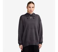 Nike Damen Kapuzenpullover Phoenix Fleece Oversized Pullover DQ5860-036 M Thunder Grey/Sail