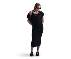 Nike Damen Kleider kurz Da W NSW NK CHLL KNT MRIB TNK DRS (HJ0710) M Schwarz