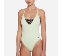 Nike Swim Icon Crossback One Piece Damen Badeanzug hellgrün - M