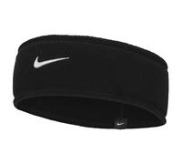 Nike Damen One Therma-Fit Fleece Headband Stirnband Running Training Fitness Sport Haarband warm Winter, Black/White, One Size