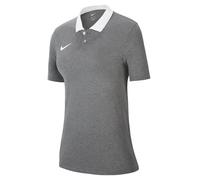 Nike Damen Park20 Polo Hemd, Holzkohle Heathr/Htr/Weiß/Weiß, S EU