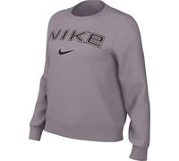 Nike W Nsw Phnx Flc Std Logo Crew - lt violet ore/burgundy crush