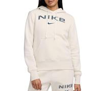 Nike Damen Phoenix Fleece Std Logo Kapuzenpullover, Lt Orewood BRN/White/Armory NA, S