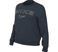 Nike Damen Phoenix Fleece Std Logo Sweatshirt, Armory Navy/Photon Dust/Black, XS