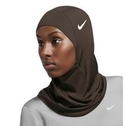 NIKE Damen Pro Hijab 2.0 Sport Hijab Trainingskopftuch Running Fitness Training atmungsaktiv, Baroque Brown/Sail, M/L