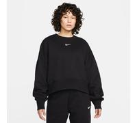 Nike Damen Pullover Phoenix Fleece Over-Oversized Crewneck DQ5761-010 XXL Black/Sail