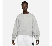 NIKE Sportswear Phoenix Over-Oversized Fleece Sweatshirt Damen 063 - dk grey heather/sail L