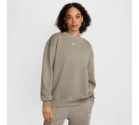 Nike Damen Pullover Phoenix Fleece Oversized Crew Sweatshirt DQ5733-320 M Light Army/Sail