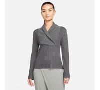 Nike Damen Pullover Yoga Luxe Ribbed Cover-Up DD5828-010 M Black/Htr/Smoke Grey