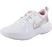 Nike Damen React Miler 2 Sneaker, White/Pink Glaze-Light Soft Pi, 38 EU