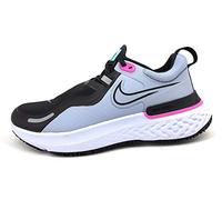 Nike Damen React Miler Shield Laufschuh, Obsidian Mist/Black-Aurora GRE, 40.5 EU