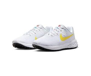 Nike Damen Revolution 6 NN Running Trainers DC3729 Sneakers Schuhe (UK 3.5 US 6 EU 36.5, White Opti Yellow Black 105)