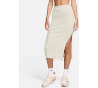 NIKE Damen Rock Sportswear Chill Knit Ribbed Midi (FQ1636) L LT OREWOOD BRN/LT OREWOOD BRN