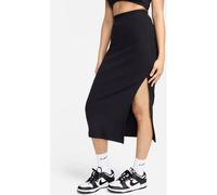 NIKE Damen Rock Sportswear Chill Knit Ribbed Midi (FQ1636) XXL BLACK/BLACK